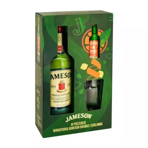Jameson 0,7l+ Szklanka+ Miniaturka 